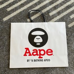 Aape by a Bathing ape large shopping bag